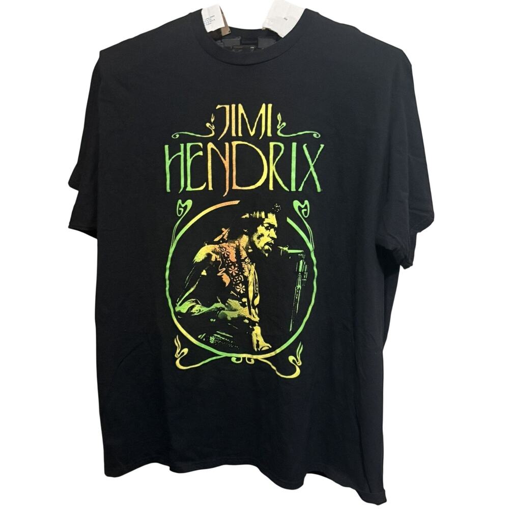 Men’s XXXL Black Jimi Hendrix Band T-Shirt